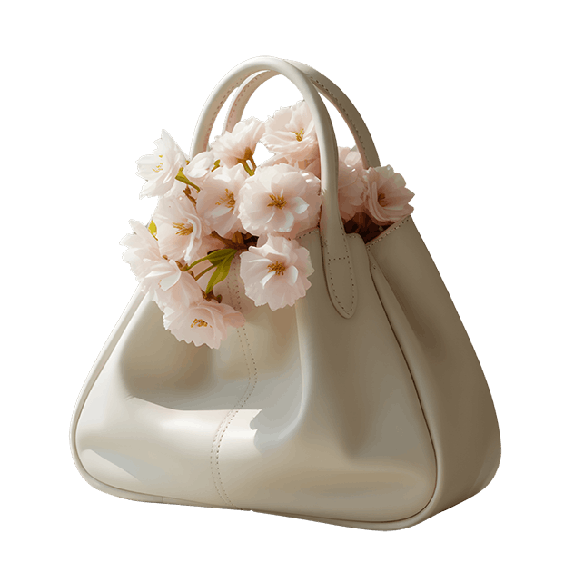 White Slouchy Tote image